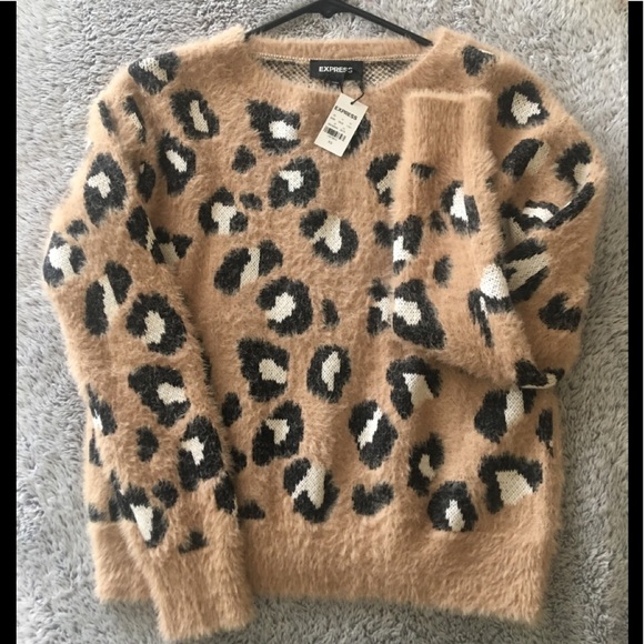 Express Leopard Sweater - Picture 2 of 2